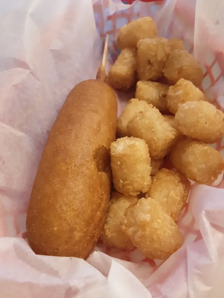 Kids Corn Dog and Fries